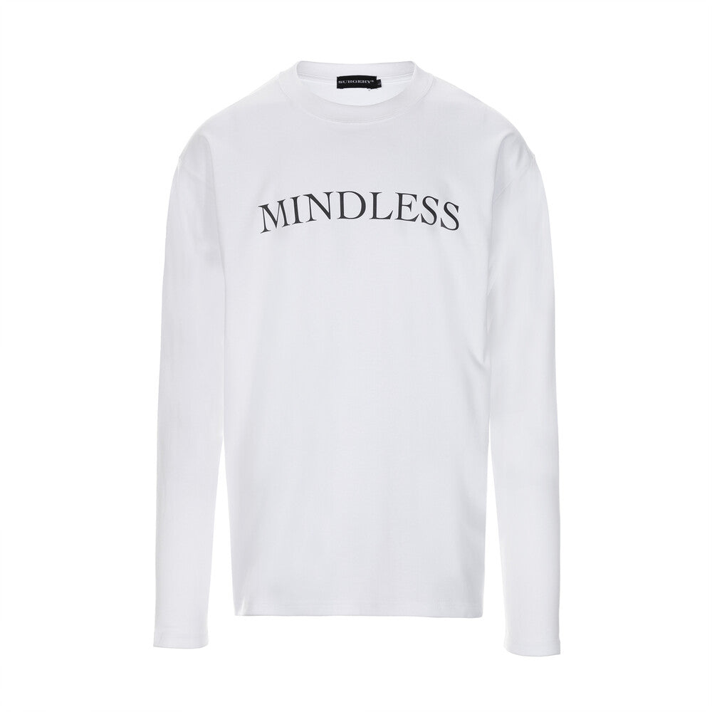 Surgery - Mindless Long Sleeves (White) product image 1 | TRAB K-Fashion Australia