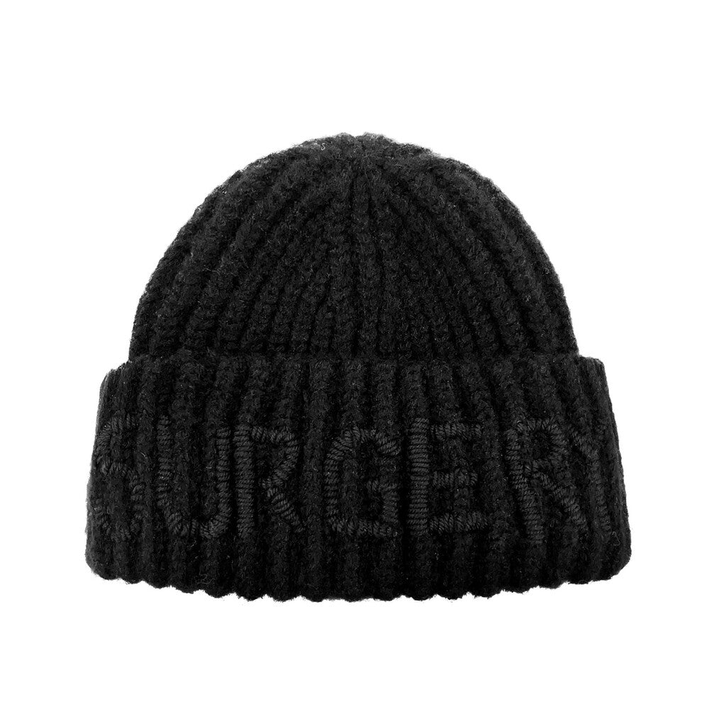 Surgery - Hand Stitch Embroidery Logo Beanie (Black) product image 1 | TRAB K-Fashion Australia