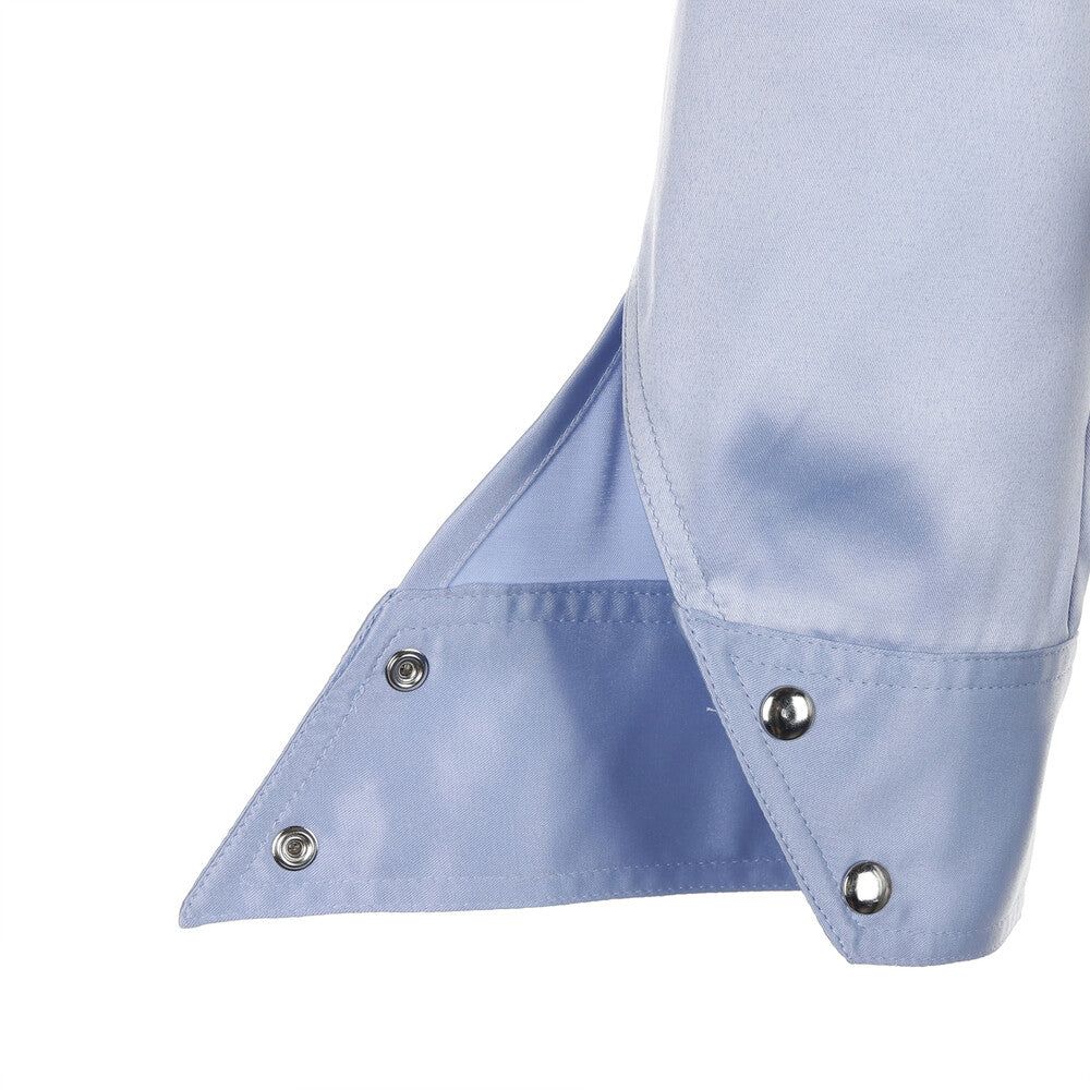 Surgery - Clover Women Crop Shirts (Sky Blue) product image 5 | TRAB K-Fashion Australia
