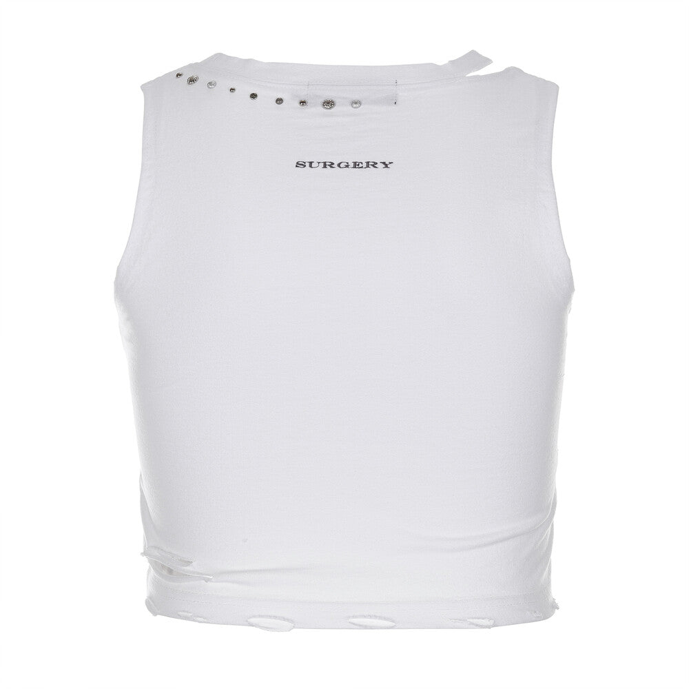 Surgery - Destroyed Lost Glory Sleeveless (White) product image 3 | TRAB K-Fashion Australia