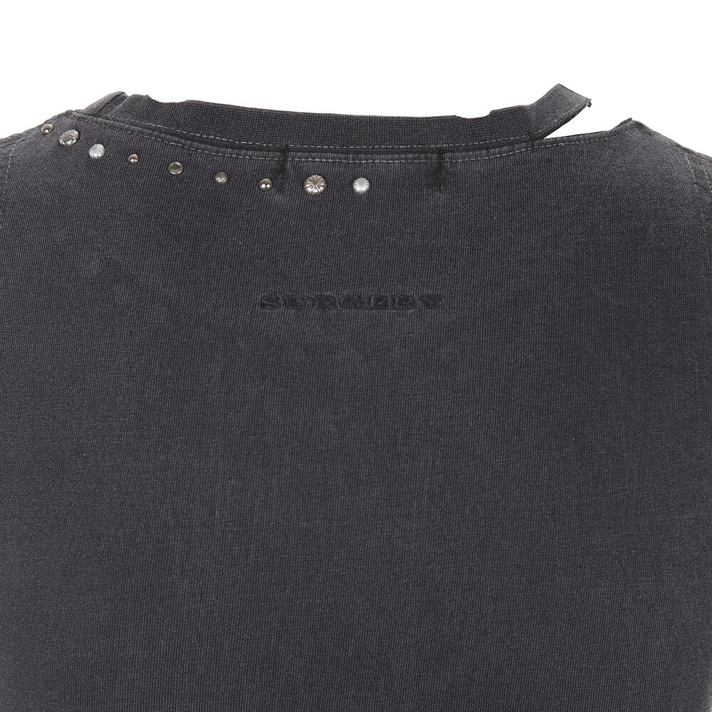 Surgery - Destroyed Lost Glory Sleeveless (Charcoal) product image 6 | TRAB K-Fashion Australia