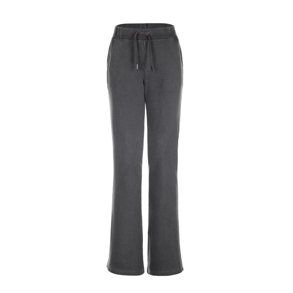 Surgery - Women Retro Boot-cut Pants (Charcoal) product image 1 | TRAB K-Fashion Australia