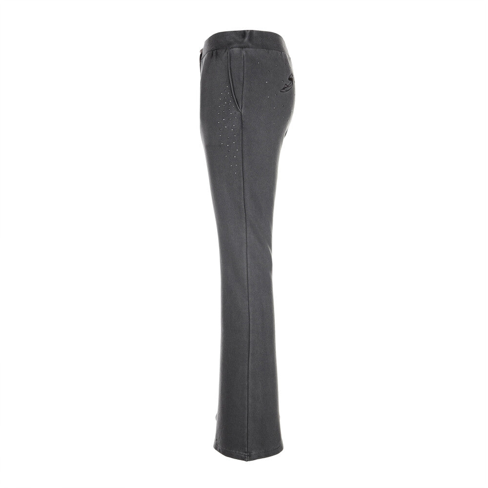 Surgery - Women Retro Boot-cut Pants (Charcoal) product image 3 | TRAB K-Fashion Australia