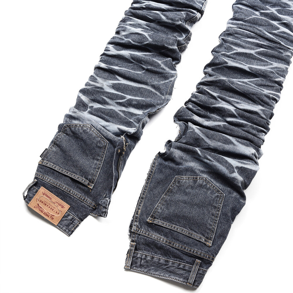 Surgery - Yoonseul Long Length Double Jeans (Blue) product image 7 | TRAB K-Fashion Australia