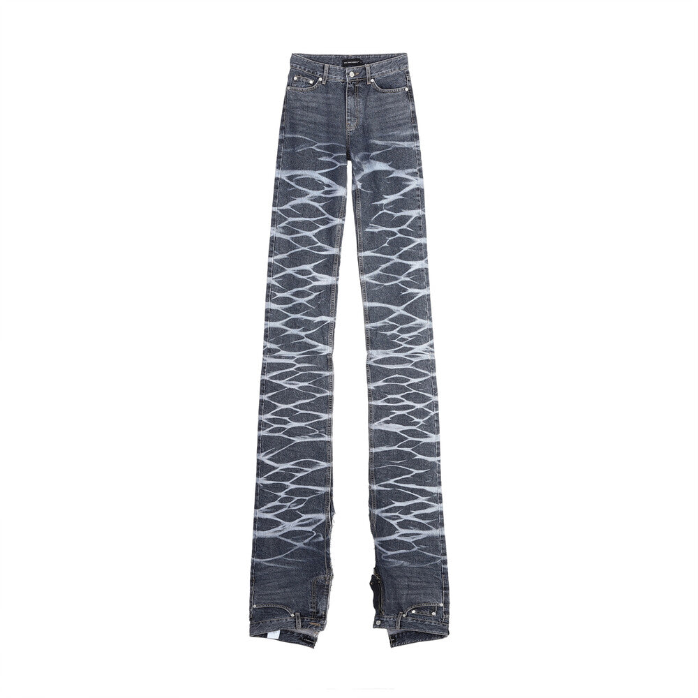 Surgery - Yoonseul Long Length Double Jeans (Blue) product image 2 | TRAB K-Fashion Australia