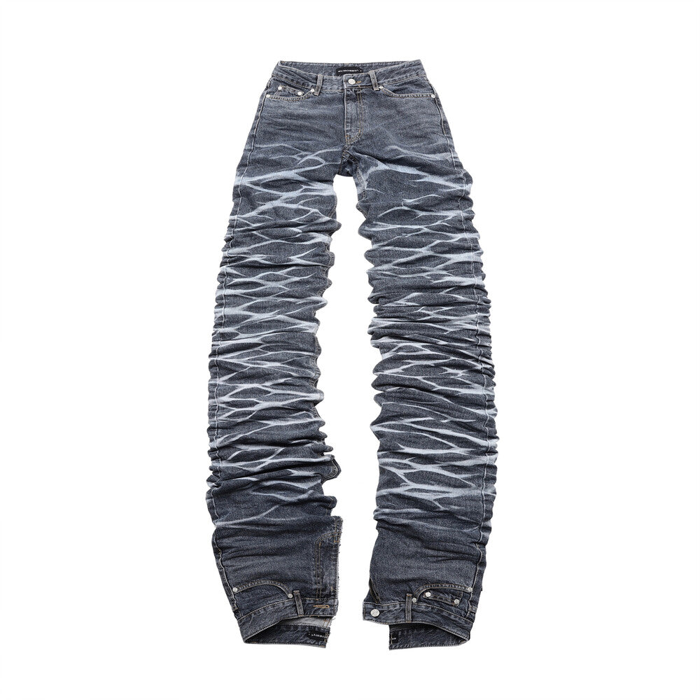 Surgery - Yoonseul Long Length Double Jeans (Blue) product image 1 | TRAB K-Fashion Australia