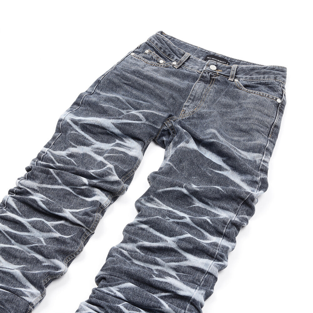 Surgery - Yoonseul Long Length Double Jeans (Blue) product image 4 | TRAB K-Fashion Australia