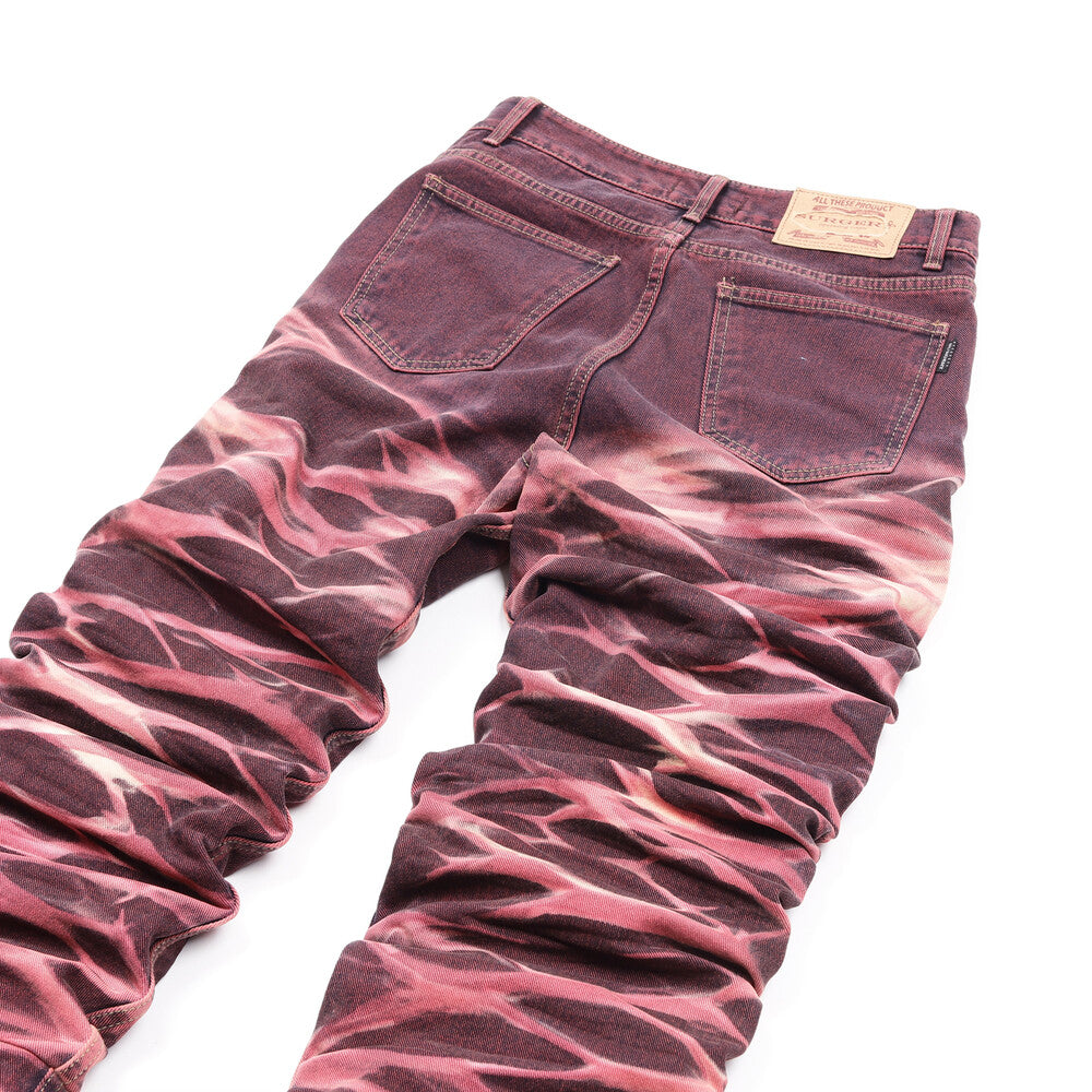 Surgery - Yoonseul Long Length Double Jeans (Flame) product image 6 | TRAB K-Fashion Australia