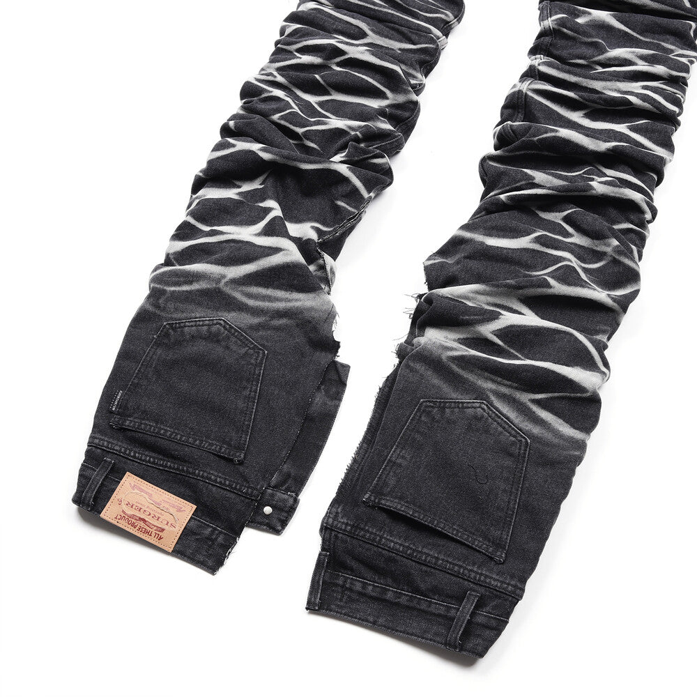 Surgery - Yoonseul Long Length Double Jeans (Black) product image 8 | TRAB K-Fashion Australia