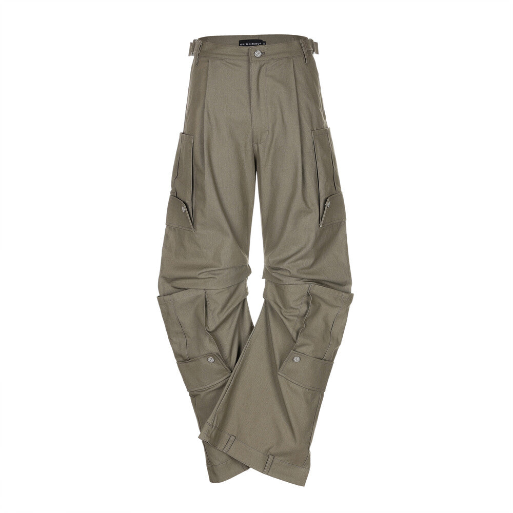 Surgery - Reverse 4 Pocket Cargo Pants (Khaki) product image 1 | TRAB K-Fashion Australia
