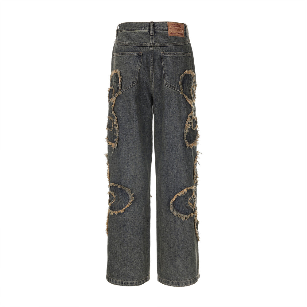 Surgery - Clover Logo Patch Jeans (Blue) product image 3 | TRAB K-Fashion Australia