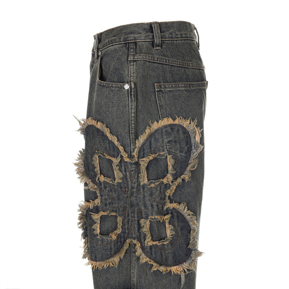 Surgery - Clover Logo Patch Jeans (Blue) product image 7 | TRAB K-Fashion Australia