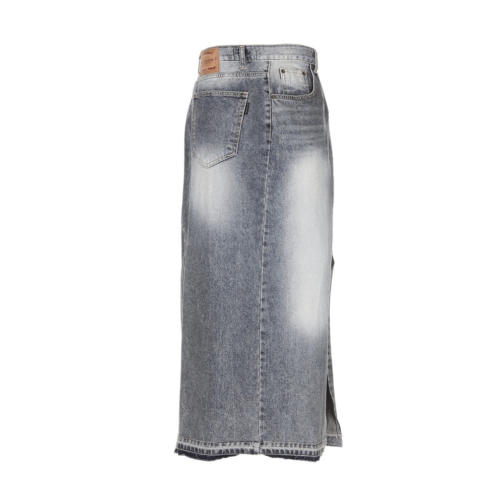 Surgery - In&out Long Skirt (Grey Blue) product image 3 | TRAB K-Fashion Australia