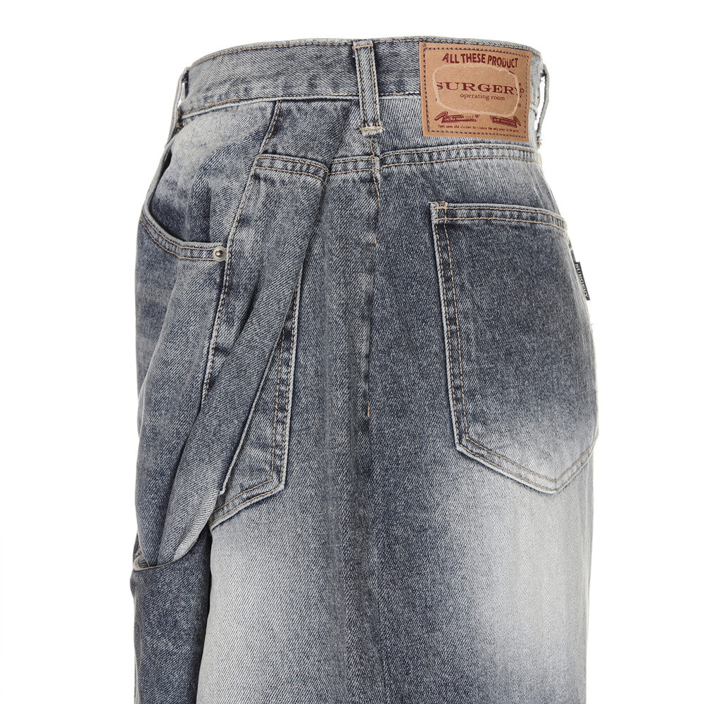 Surgery - In&out Long Skirt (Grey Blue) product image 10 | TRAB K-Fashion Australia