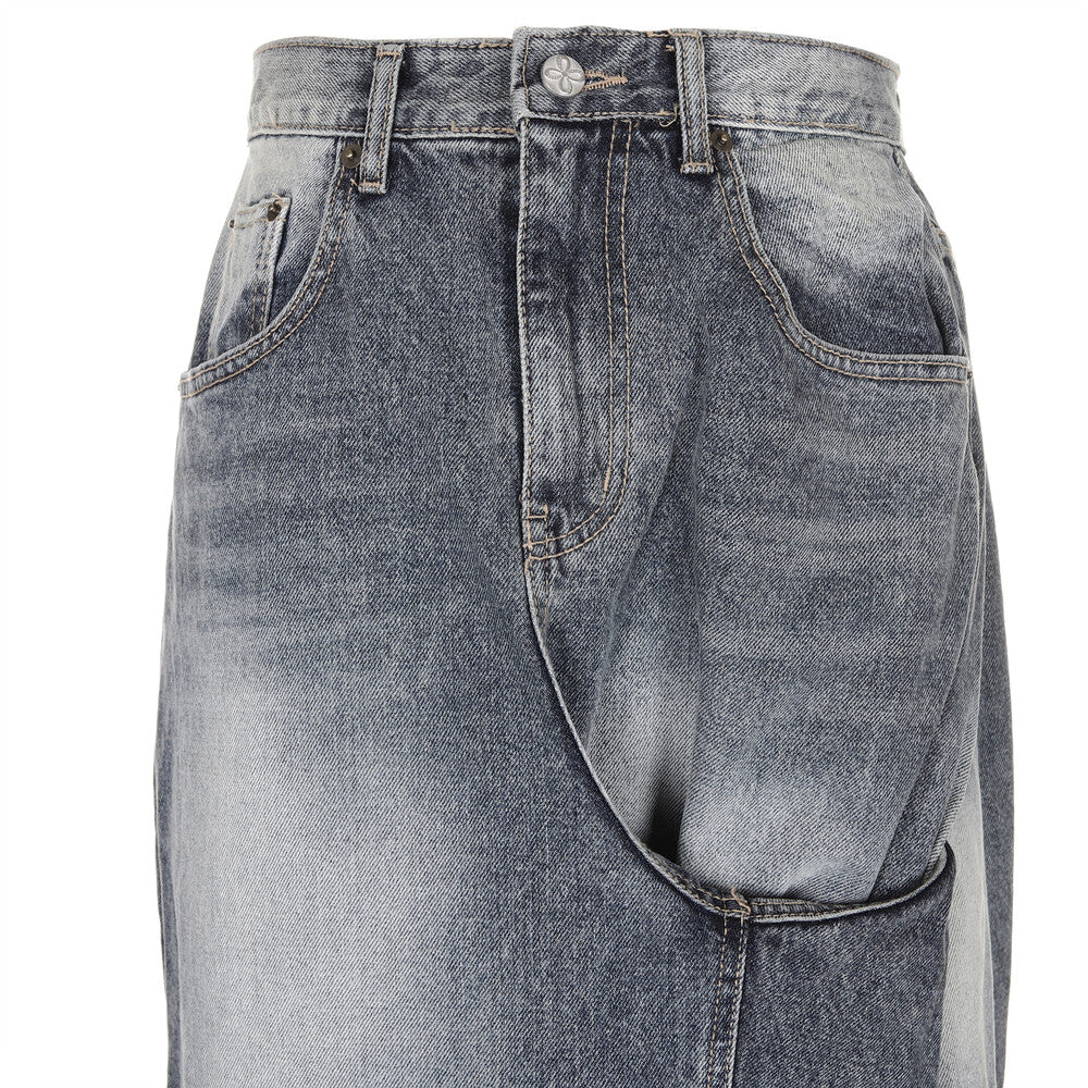 Surgery - In&out Long Skirt (Grey Blue) product image 6 | TRAB K-Fashion Australia