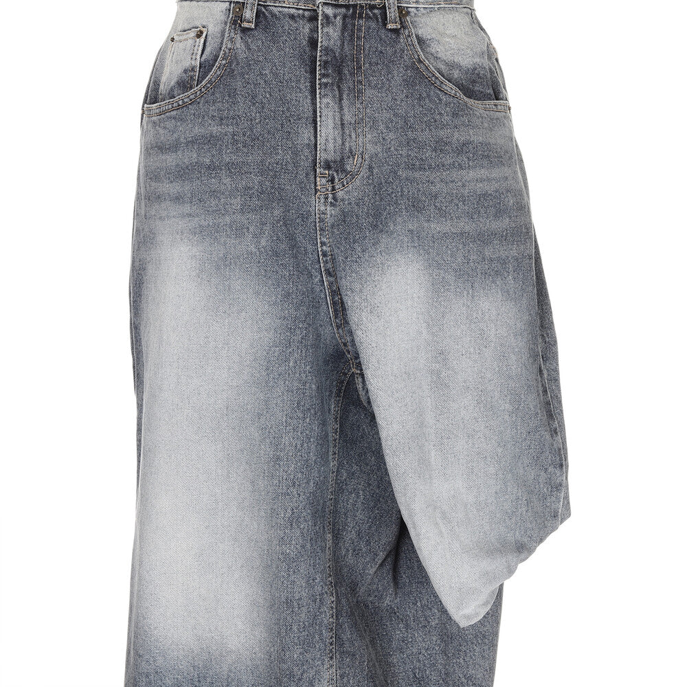 Surgery - In&out Long Skirt (Grey Blue) product image 7 | TRAB K-Fashion Australia