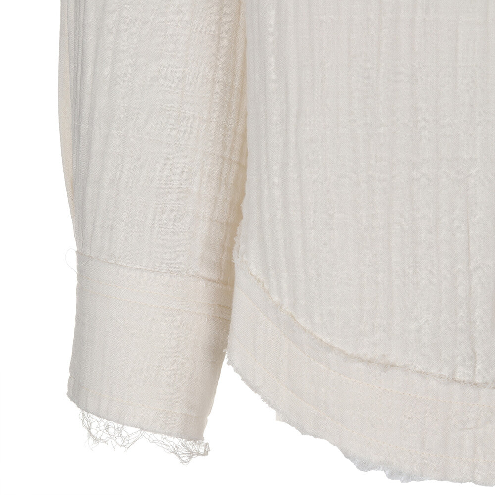 Surgery - Destroyed Gauze Shirts (Ivory) product image 9 | TRAB K-Fashion Australia