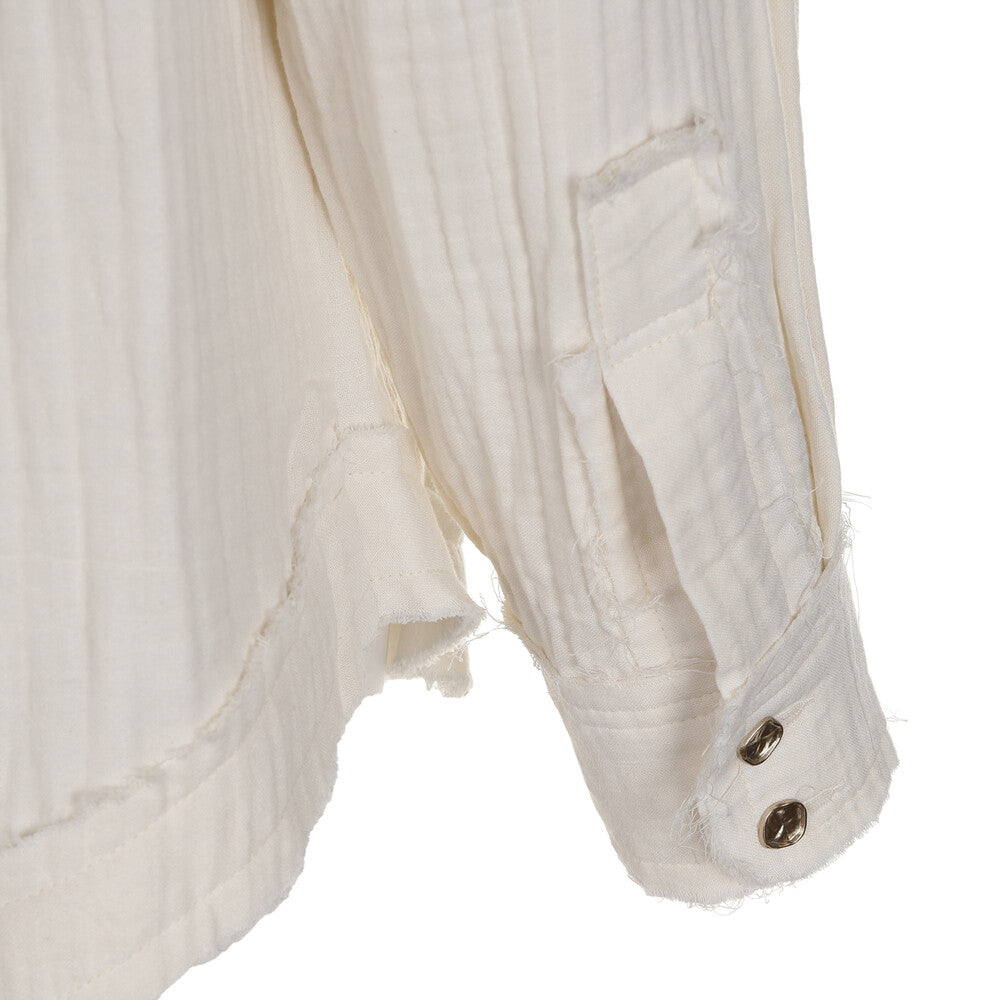Surgery - Destroyed Gauze Shirts (Ivory) product image 8 | TRAB K-Fashion Australia