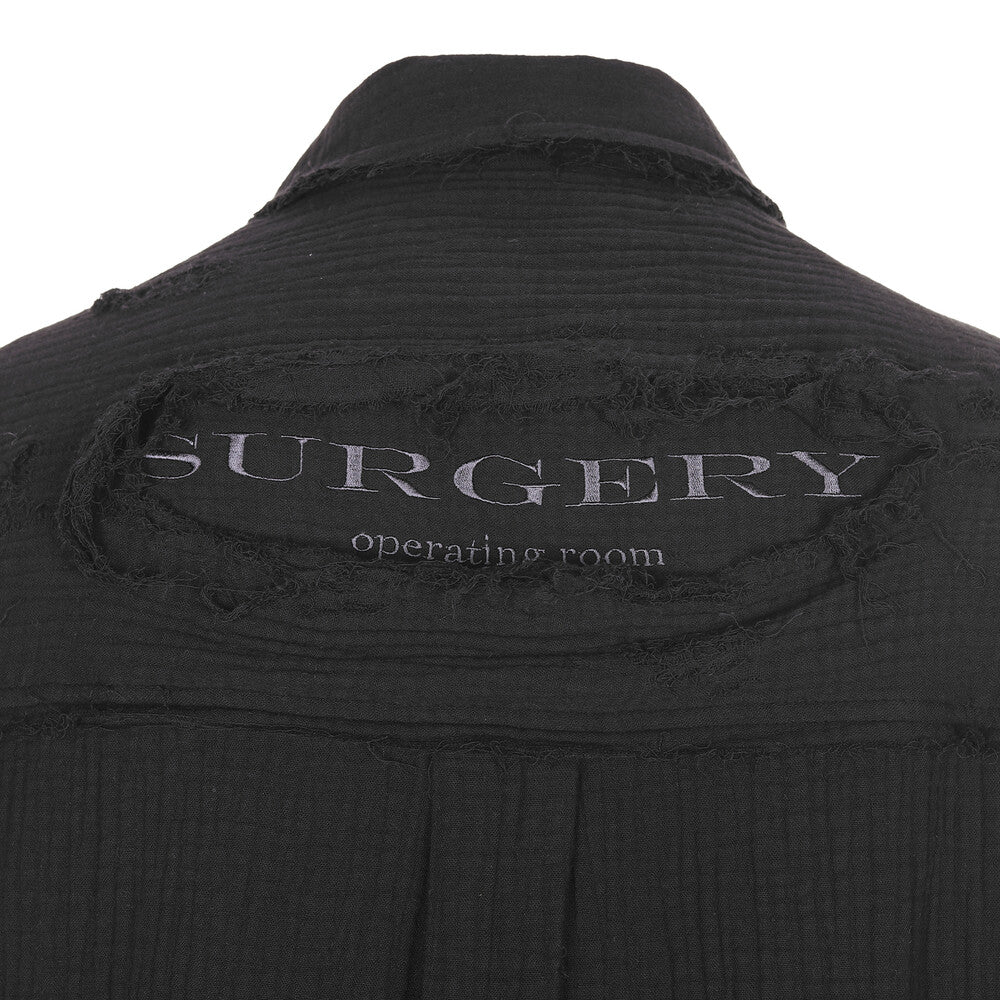 Surgery - Destroyed Gauze Shirts (Black) product image 4 | TRAB K-Fashion Australia