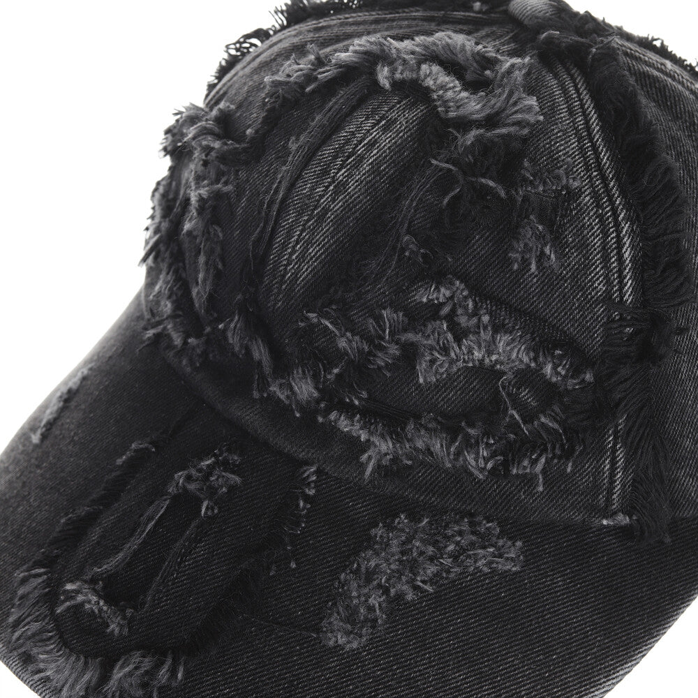 Surgery - Clover Patched Denim Cap (Black) product image 4 | TRAB K-Fashion Australia