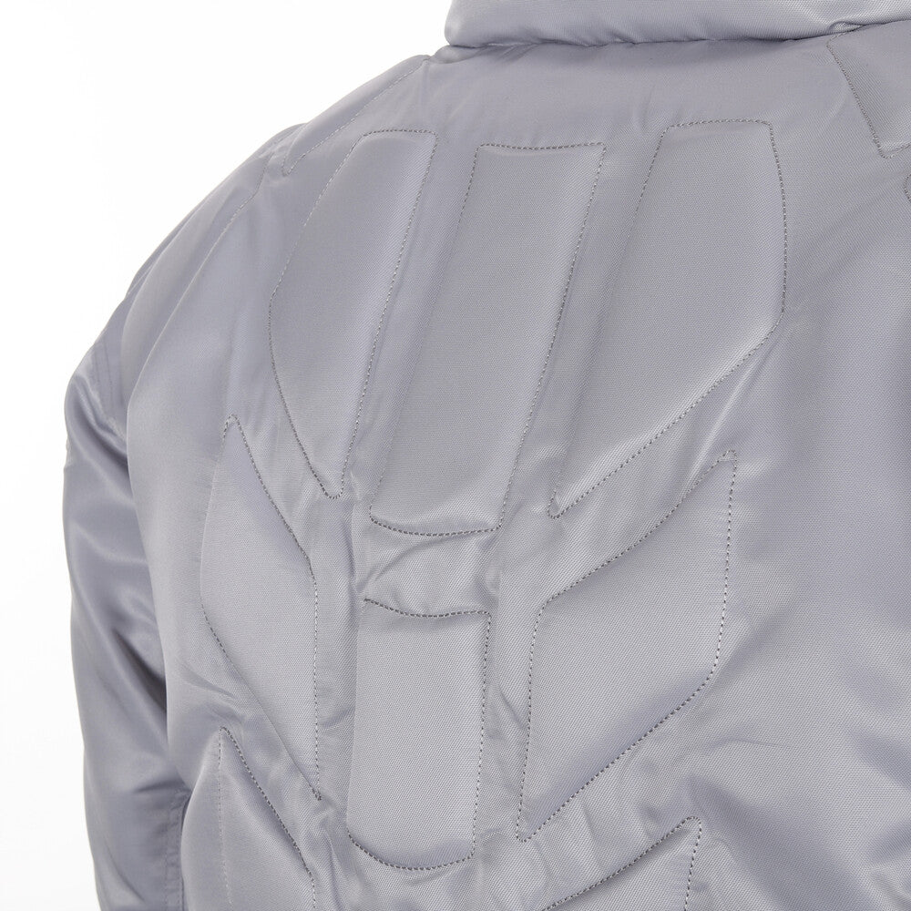 Surgery - Biker Embossing Puffer Jacket (Grey) product image 7 | TRAB K-Fashion Australia