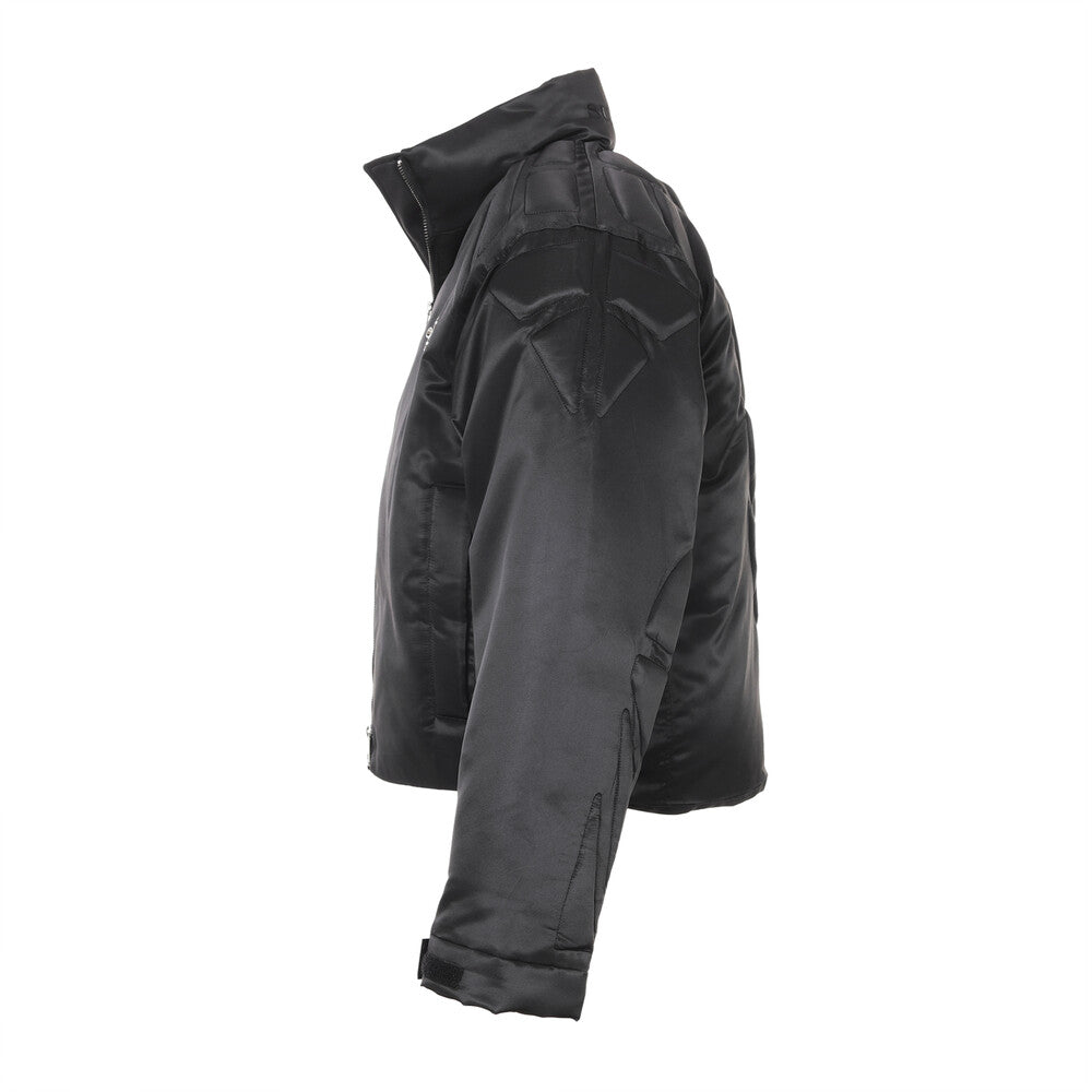 Surgery - Biker Embossing Puffer Jacket (Black) product image 4 | TRAB K-Fashion Australia