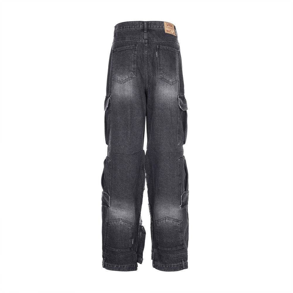 Surgery - Cargo Double Jeans (Black Denim) product image 3 | TRAB K-Fashion Australia