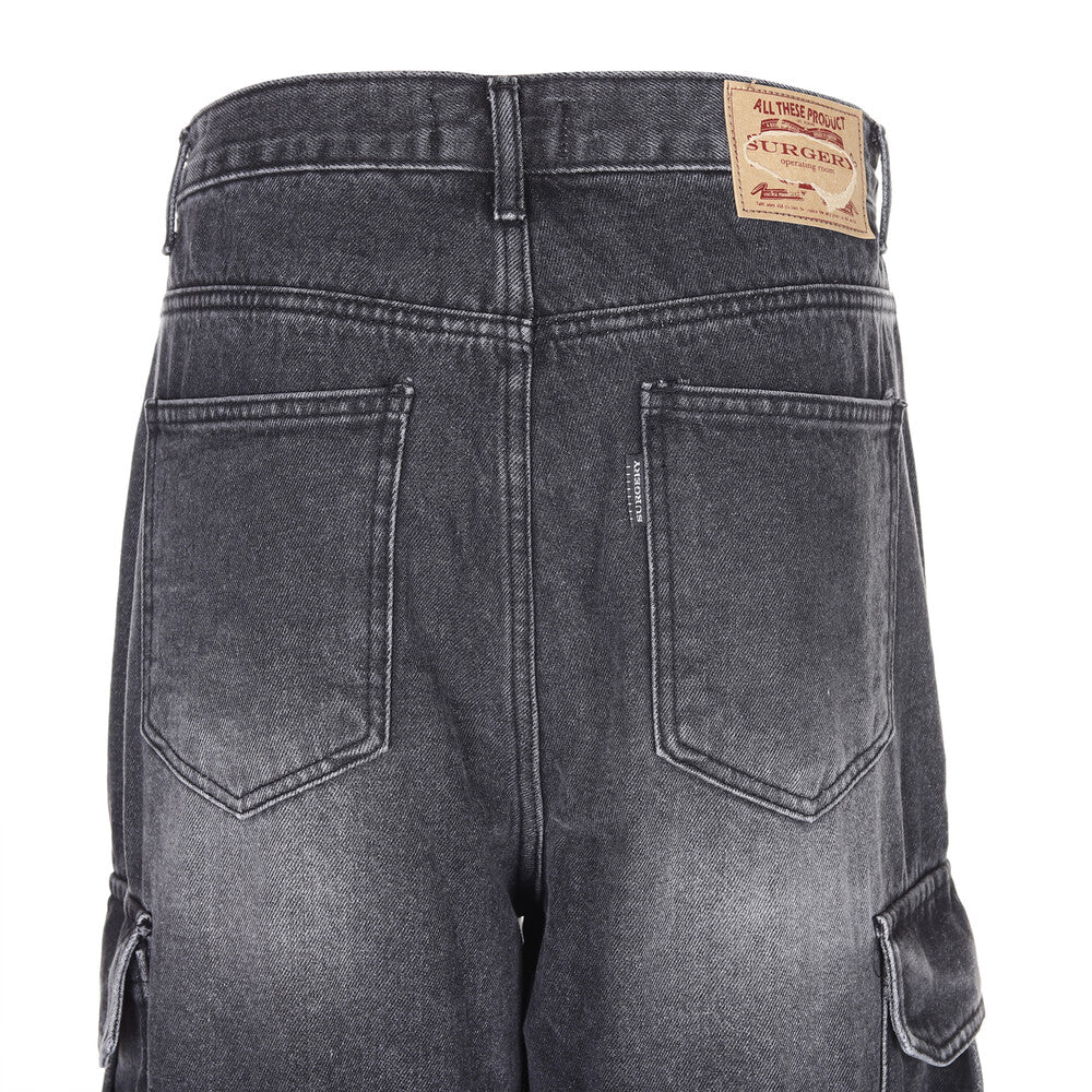 Surgery - Cargo Double Jeans (Black Denim) product image 7 | TRAB K-Fashion Australia