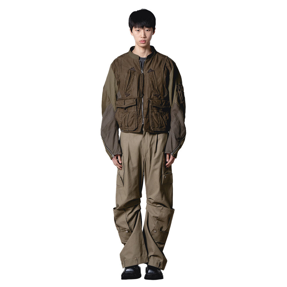Surgery - Reverse 4 Pocket Cargo Pants (Khaki) product image 2 | TRAB K-Fashion Australia