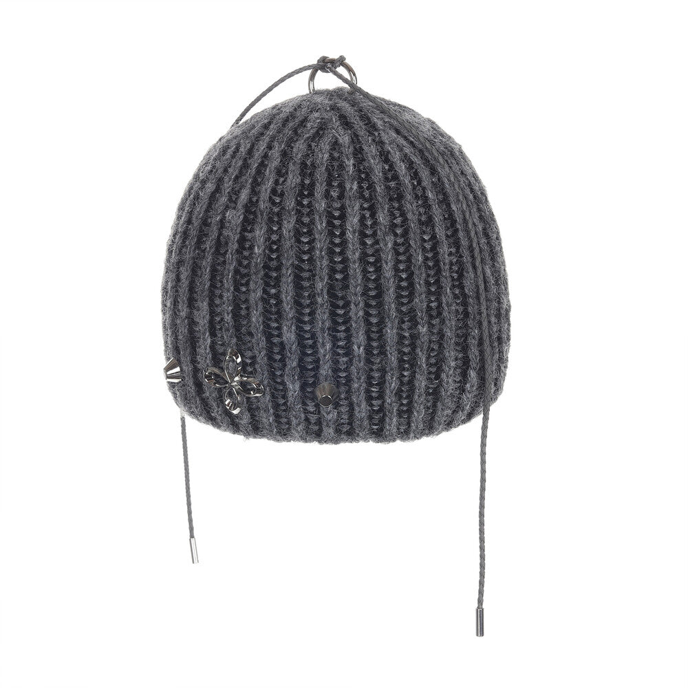 Surgery - Clover Logo Double-strap Beanie (Grey) product image 3 | TRAB K-Fashion Australia