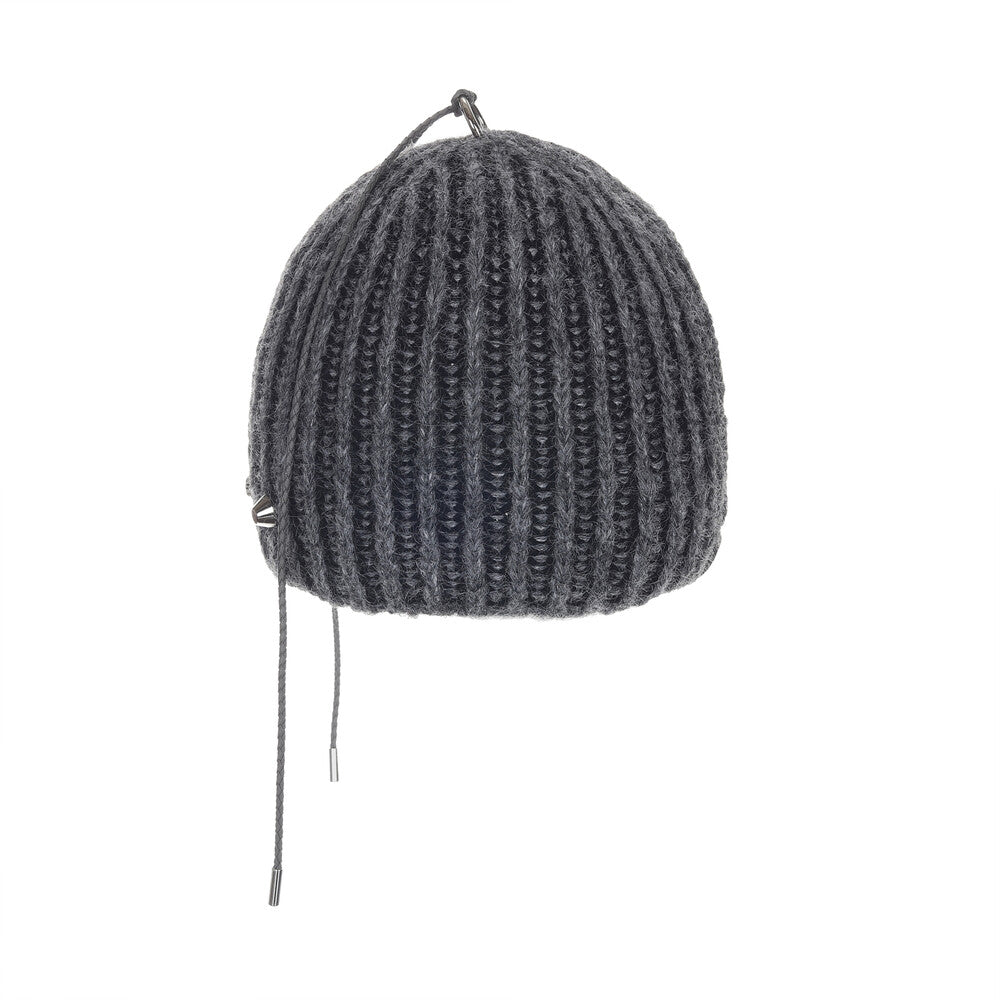 Surgery - Clover Logo Double-strap Beanie (Grey) product image 4 | TRAB K-Fashion Australia