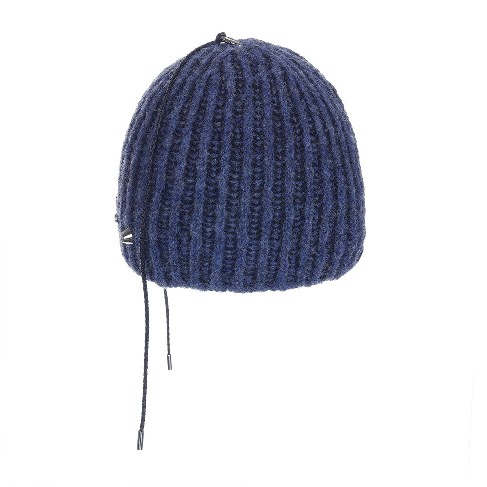 Surgery - Clover Logo Double-strap Beanie (Blue) product image 3 | TRAB K-Fashion Australia