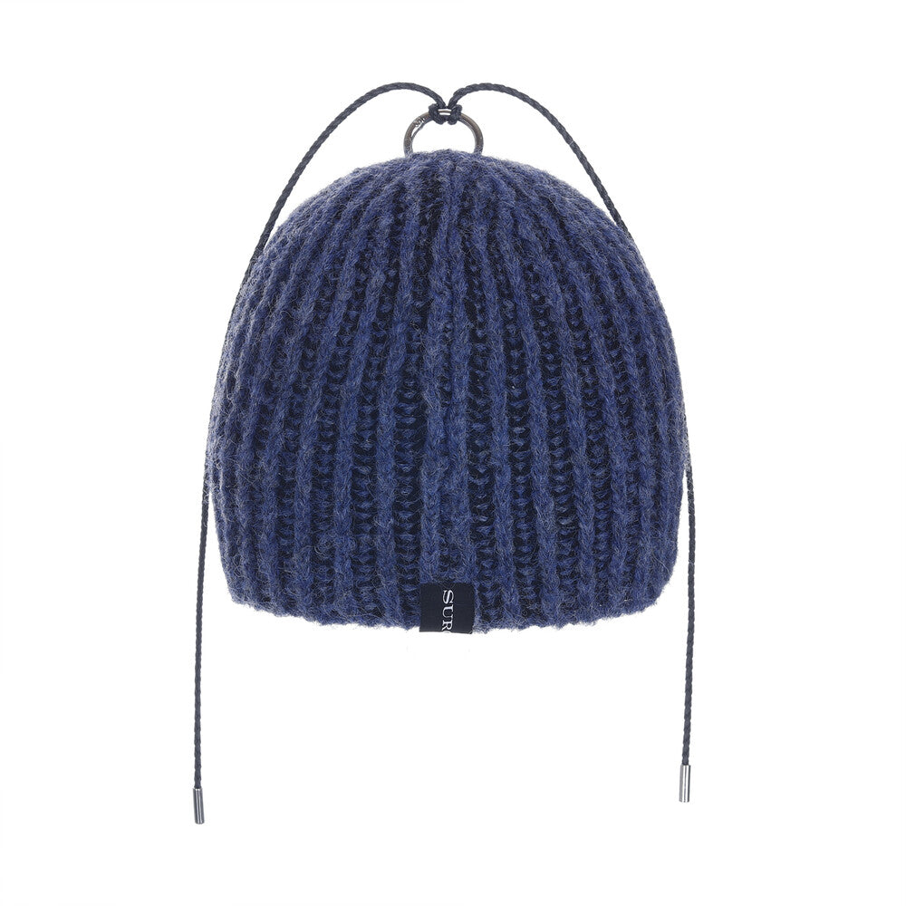 Surgery - Clover Logo Double-strap Beanie (Blue) product image 4 | TRAB K-Fashion Australia
