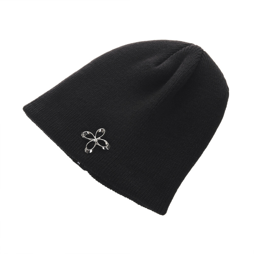 Surgery - Clover Logo Short Beanie (Black) product image 4 | TRAB K-Fashion Australia