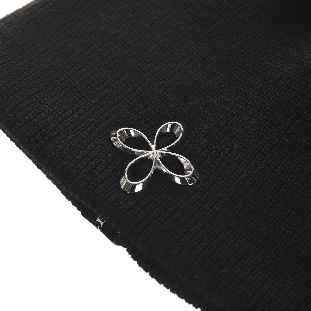 Surgery - Clover Logo Short Beanie (Black) product image 6 | TRAB K-Fashion Australia