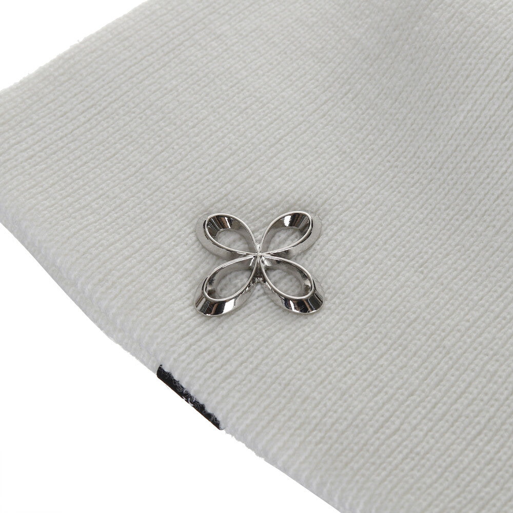 Surgery - Clover Logo Short Beanie (White) product image 6 | TRAB K-Fashion Australia