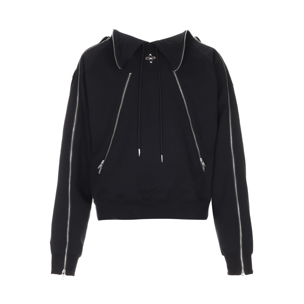 Surgery - Four Directions Zippers Hoodie (Black) product image 4 | TRAB K-Fashion Australia
