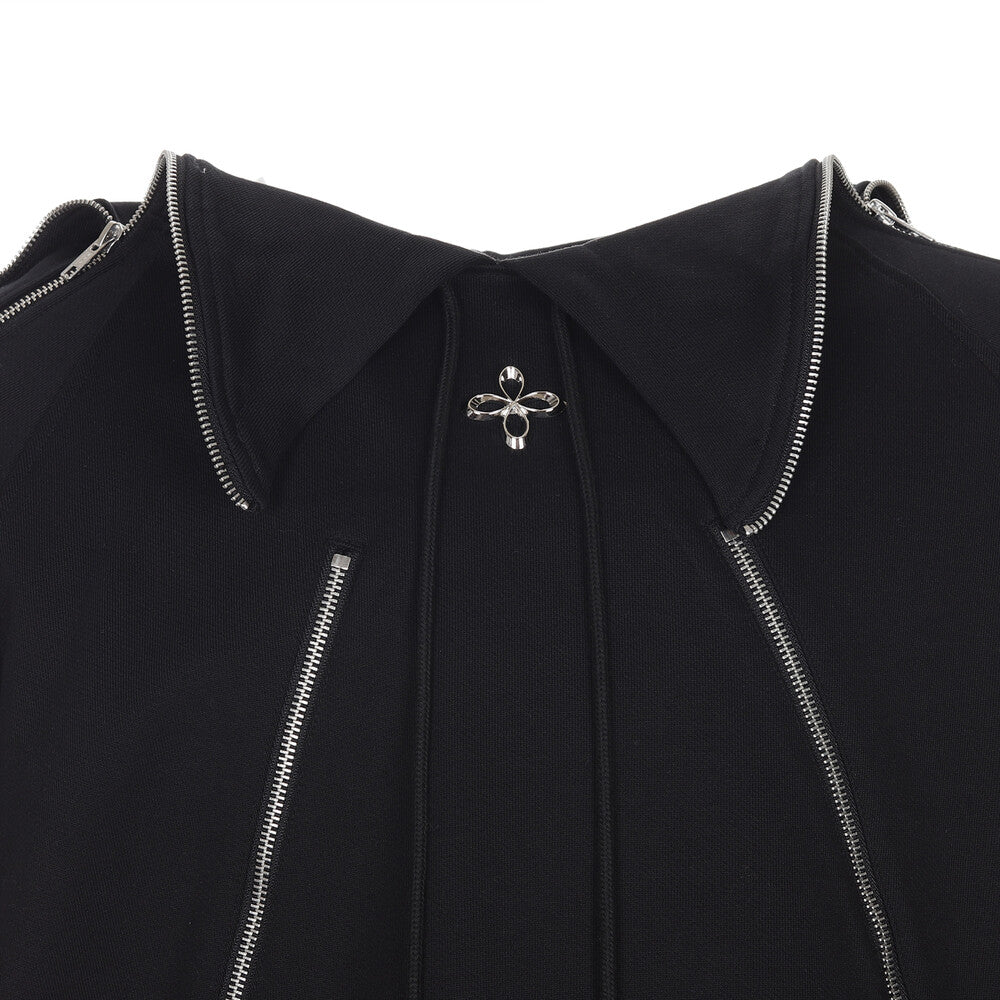 Surgery - Four Directions Zippers Hoodie (Black) product image 8 | TRAB K-Fashion Australia