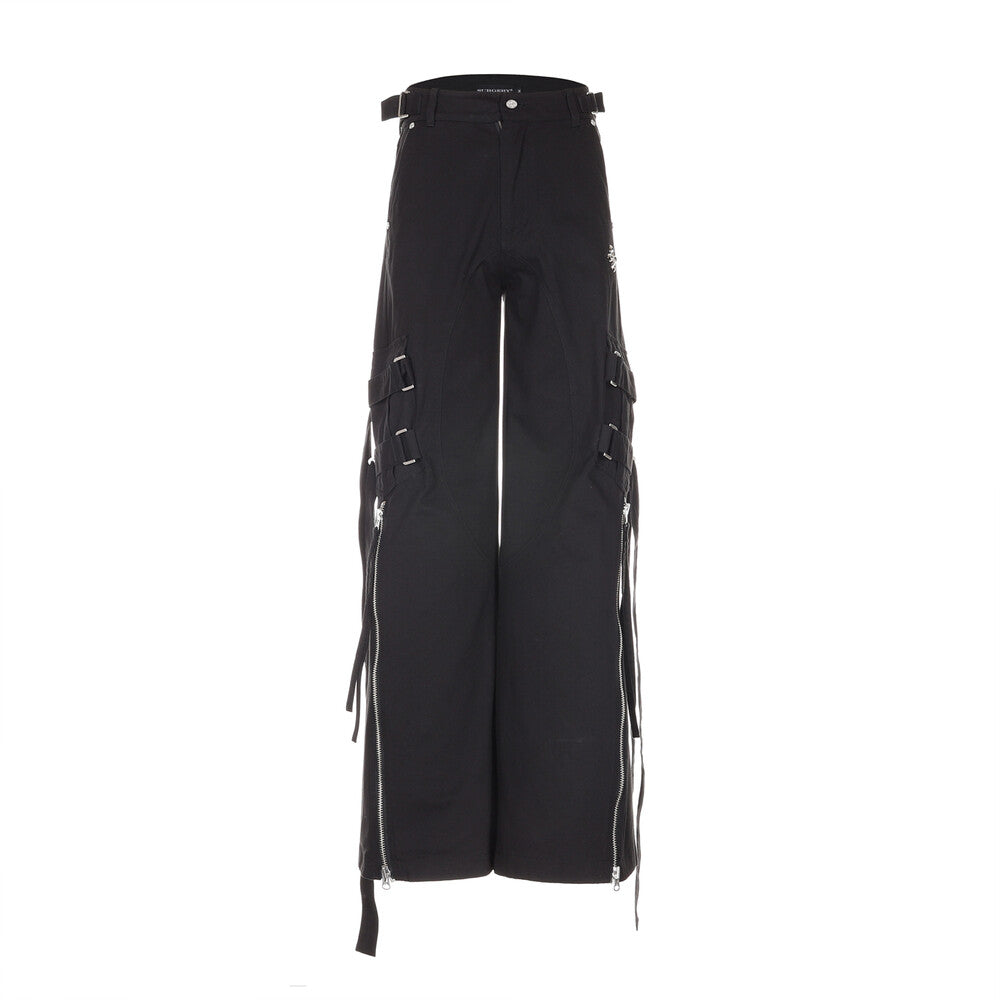 Surgery - Bondage Cargo Pants (Black) product image 1 | TRAB K-Fashion Australia