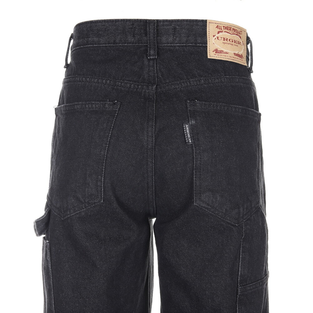 Surgery - Double Knee Double Jeans (Black) product image 6 | TRAB K-Fashion Australia