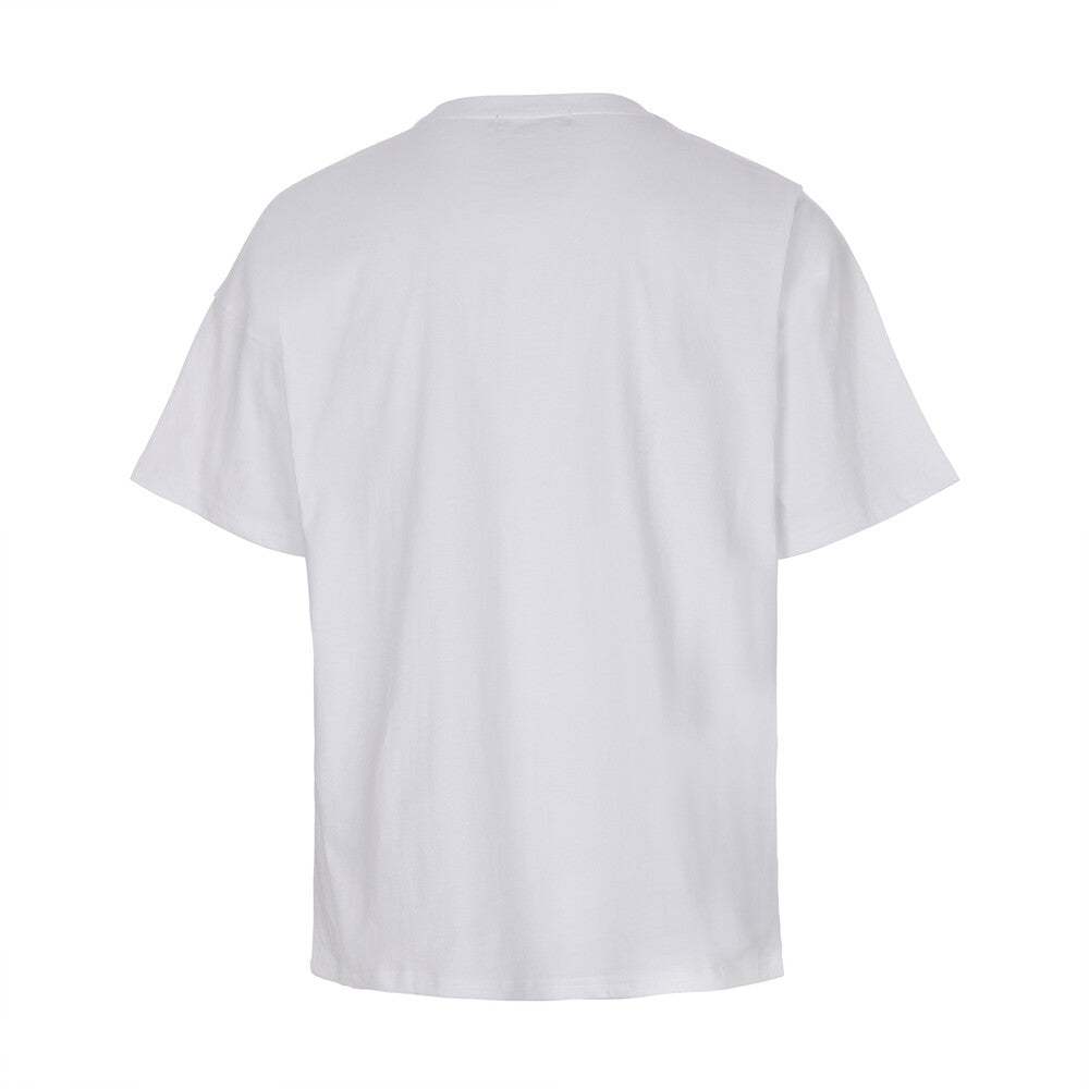 Surgery - Unbalance Metal Clover Logo T-shirts (White) product image 2 | TRAB K-Fashion Australia