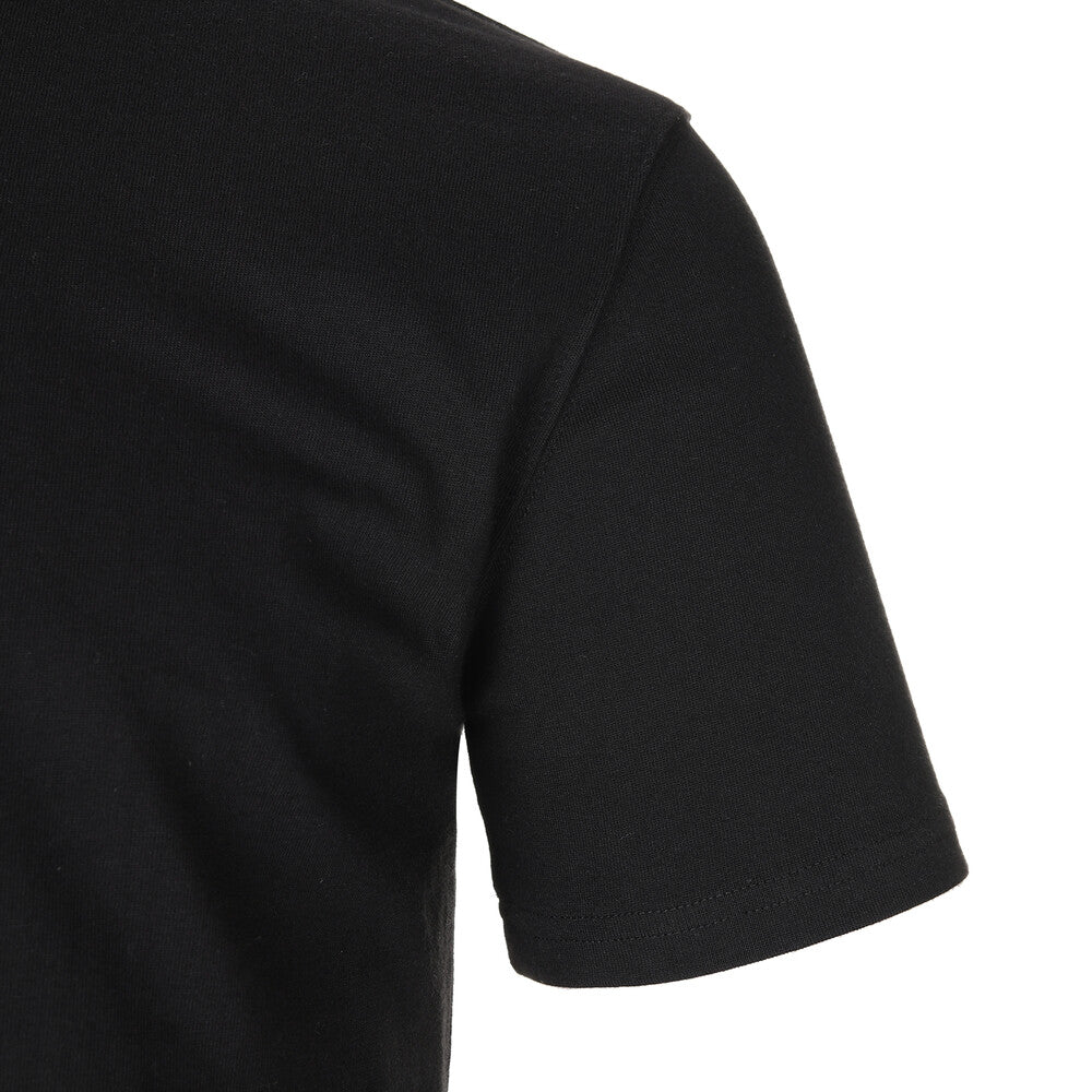 Surgery - Unbalance Metal Clover Logo Slim T-shirts (Black) product image 6 | TRAB K-Fashion Australia