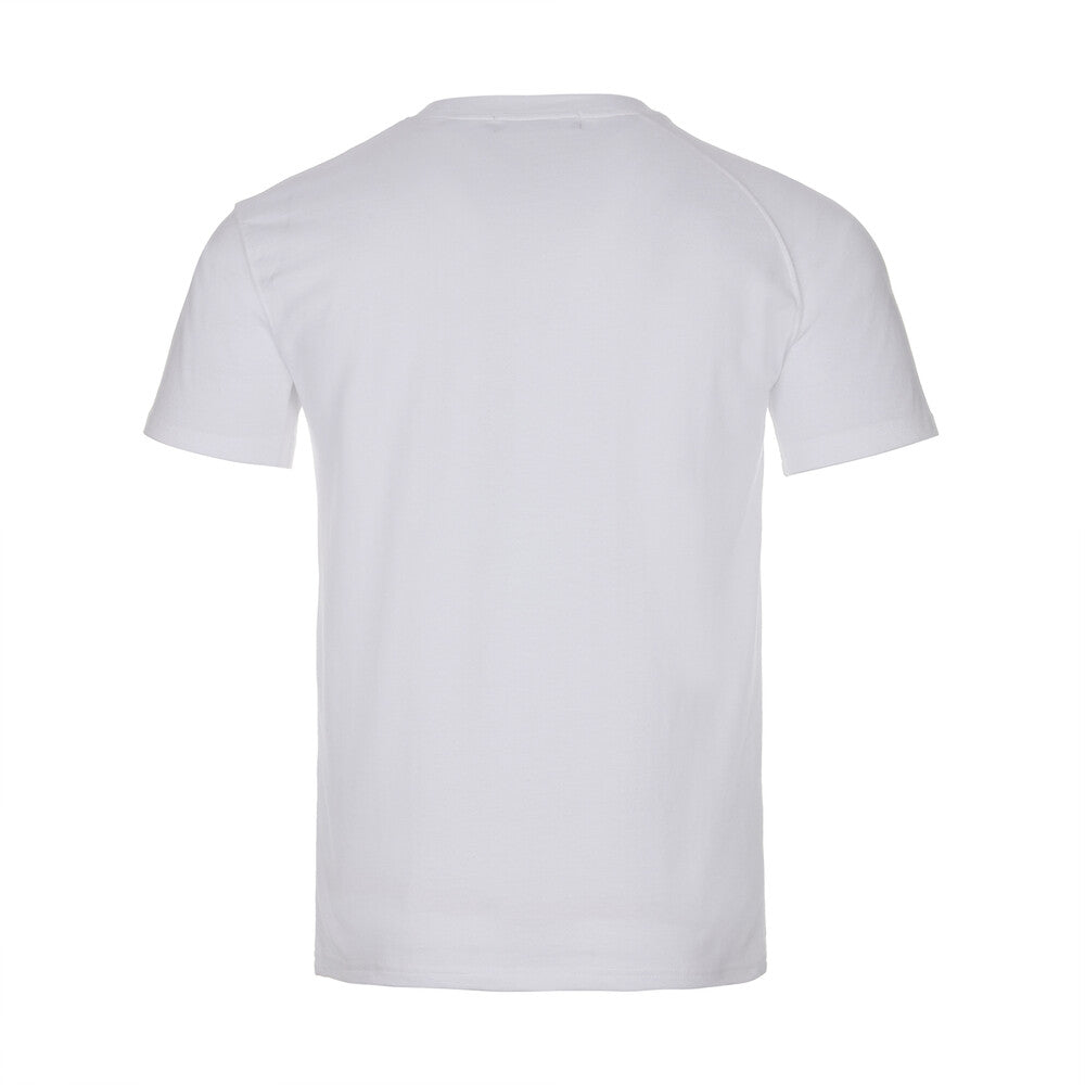 Surgery - Unbalance Metal Clover Logo Slim T-shirts (White) product image 2 | TRAB K-Fashion Australia
