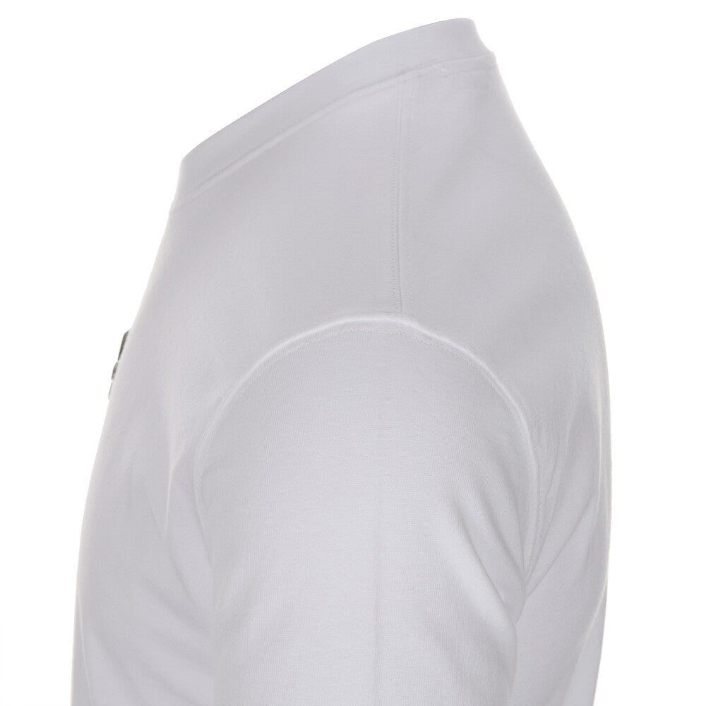 Surgery - Unbalance Metal Clover Logo Slim T-shirts (White) product image 5 | TRAB K-Fashion Australia