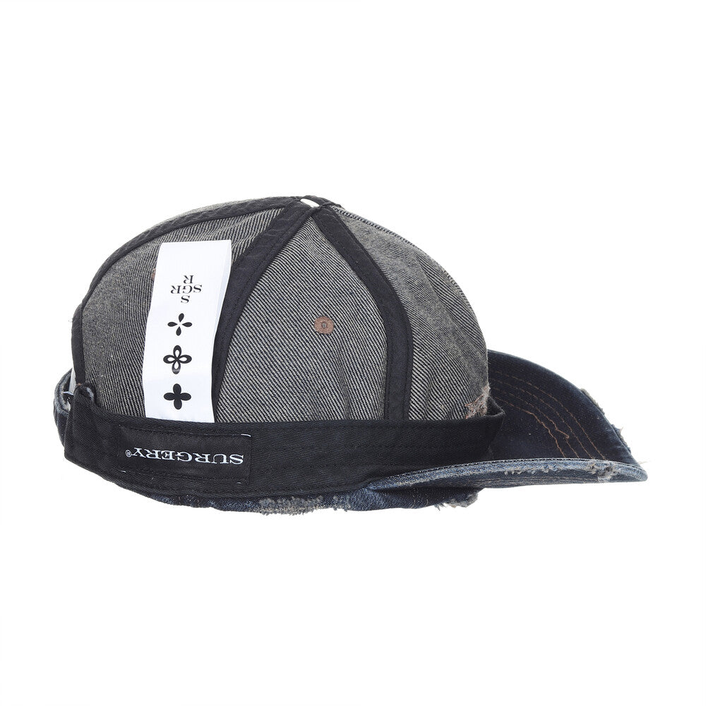 Surgery - Destroyed Denim Cap (Indigo Denim) product image 9 | TRAB K-Fashion Australia