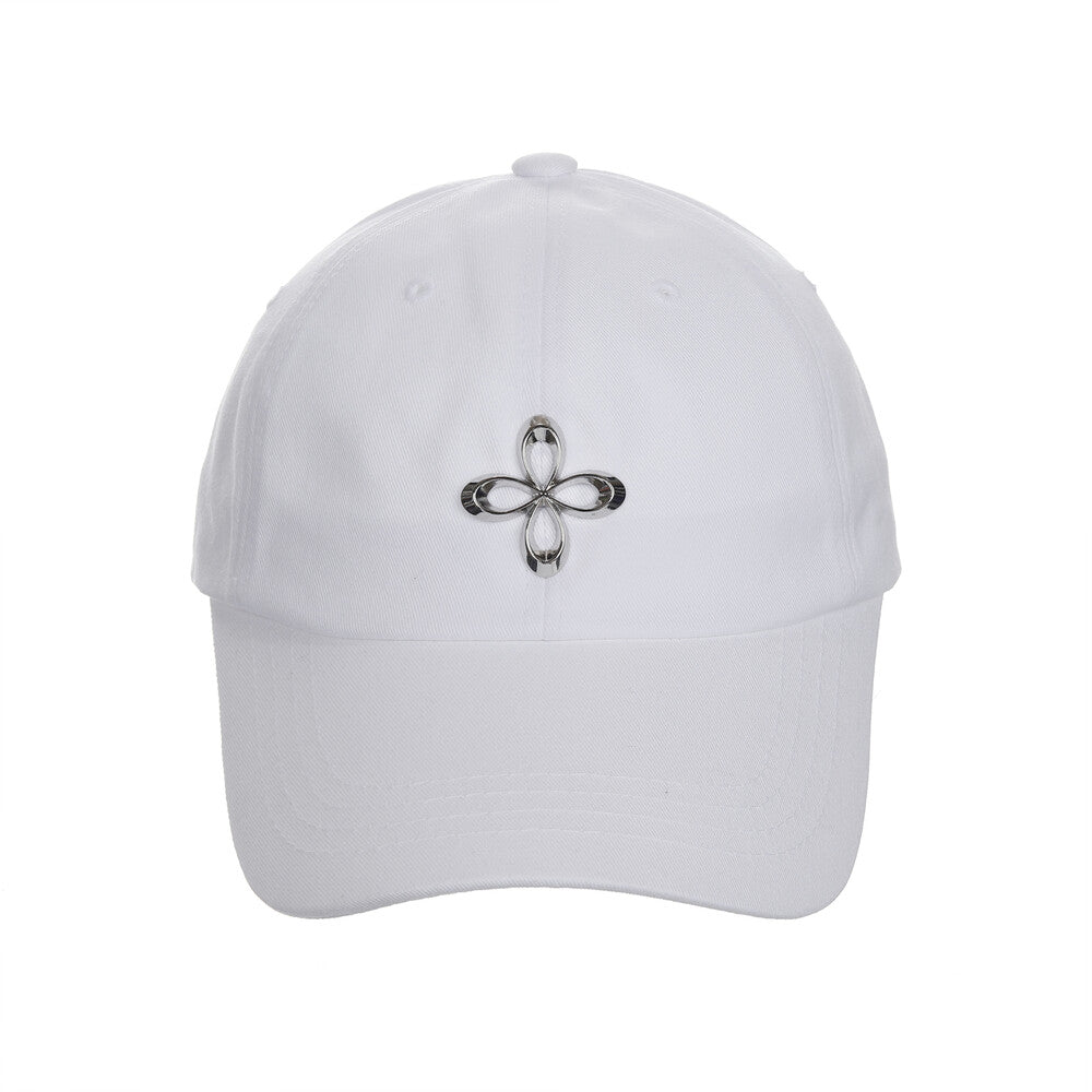 Surgery - Metal Clover Logo Cap (White) product image 2 | TRAB K-Fashion Australia