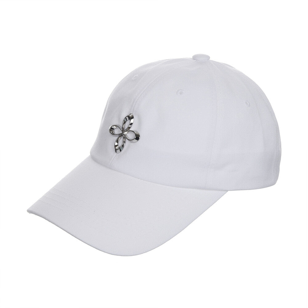 Surgery - Metal Clover Logo Cap (White) product image 1 | TRAB K-Fashion Australia