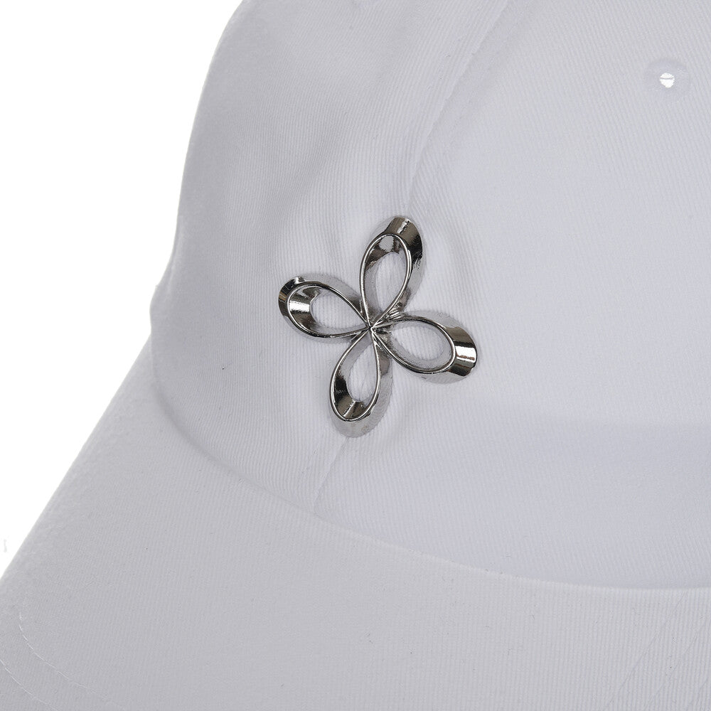 Surgery - Metal Clover Logo Cap (White) product image 3 | TRAB K-Fashion Australia