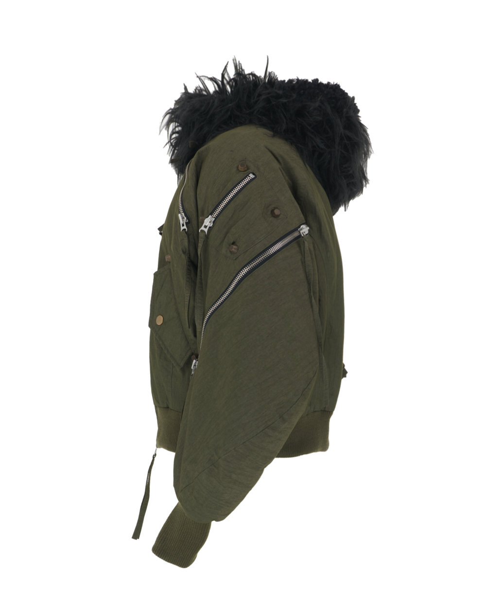 Surgery - Croissant Cargo N2b Jumper (Khaki) product image 3 | TRAB K-Fashion Australia