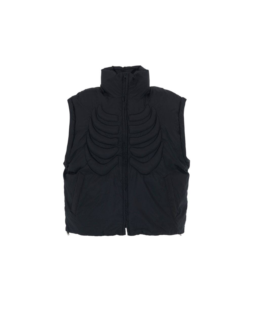 Surgery - Bone Embossing Transform Puffer Coat (Black) product image 3 | TRAB K-Fashion Australia